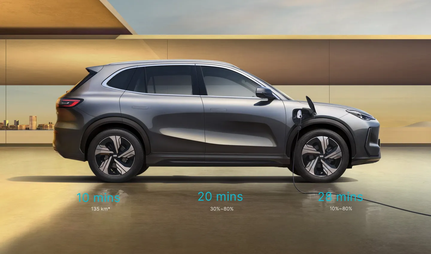 Geely EX5 Reichweite